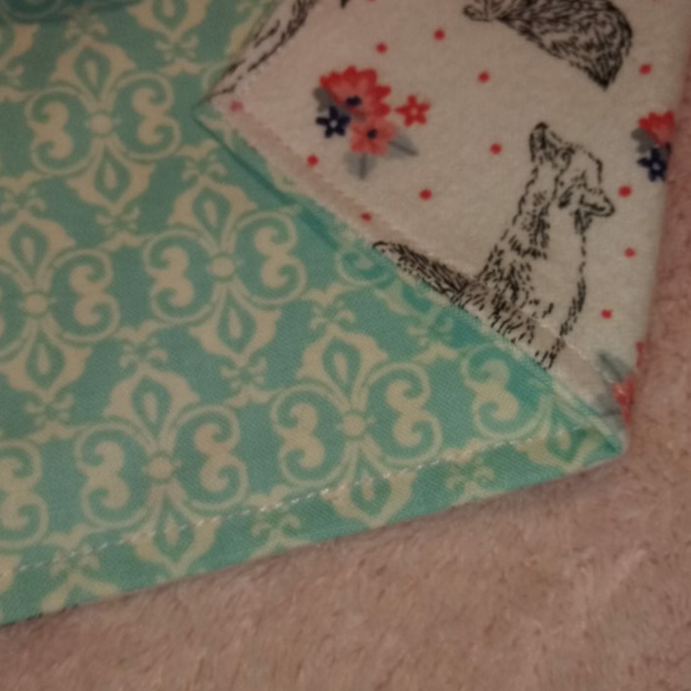 Homemade Woodland Animals Baby Blanket - Picture 7 of 7